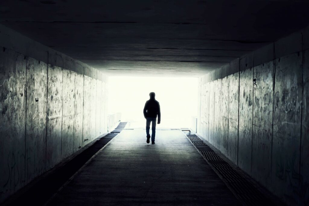 Light at the end of a tunnel